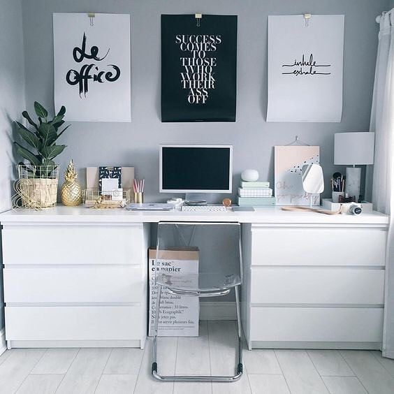 a484e1e4e8e7abcf0da23ee10f7abf0d desk space decor inspiration