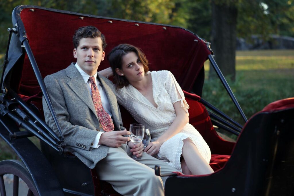 cafe society jesse eisenberg kristen stewart