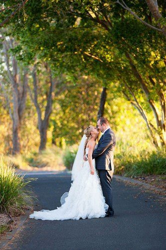 Wedding bride and groom image