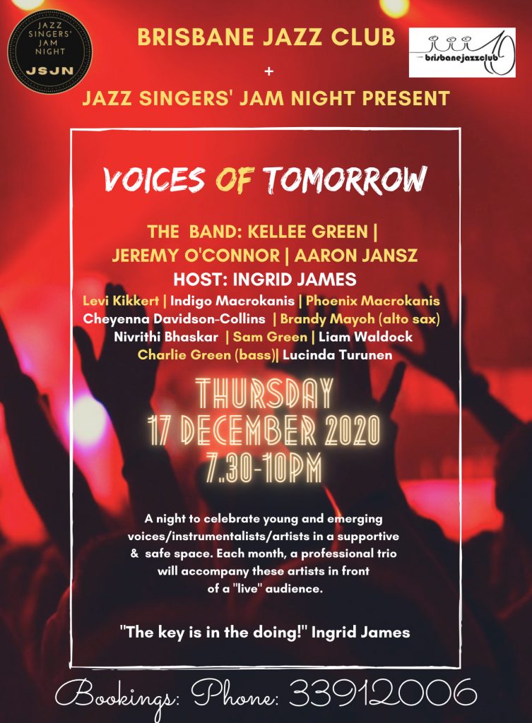 VOICES OF TOMORROW UPDATE POSTER