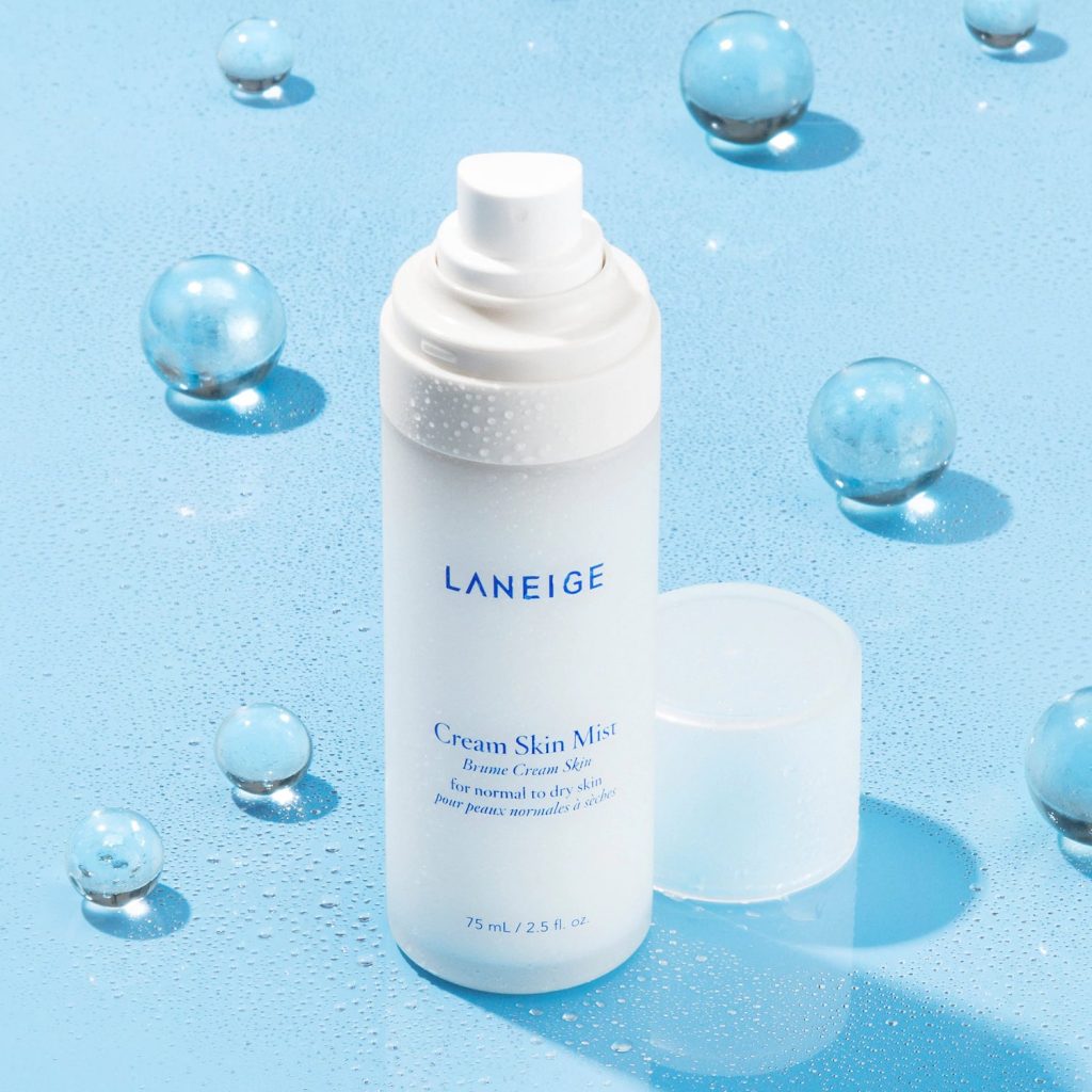 laneige cream skin mist milk oil cleanser review