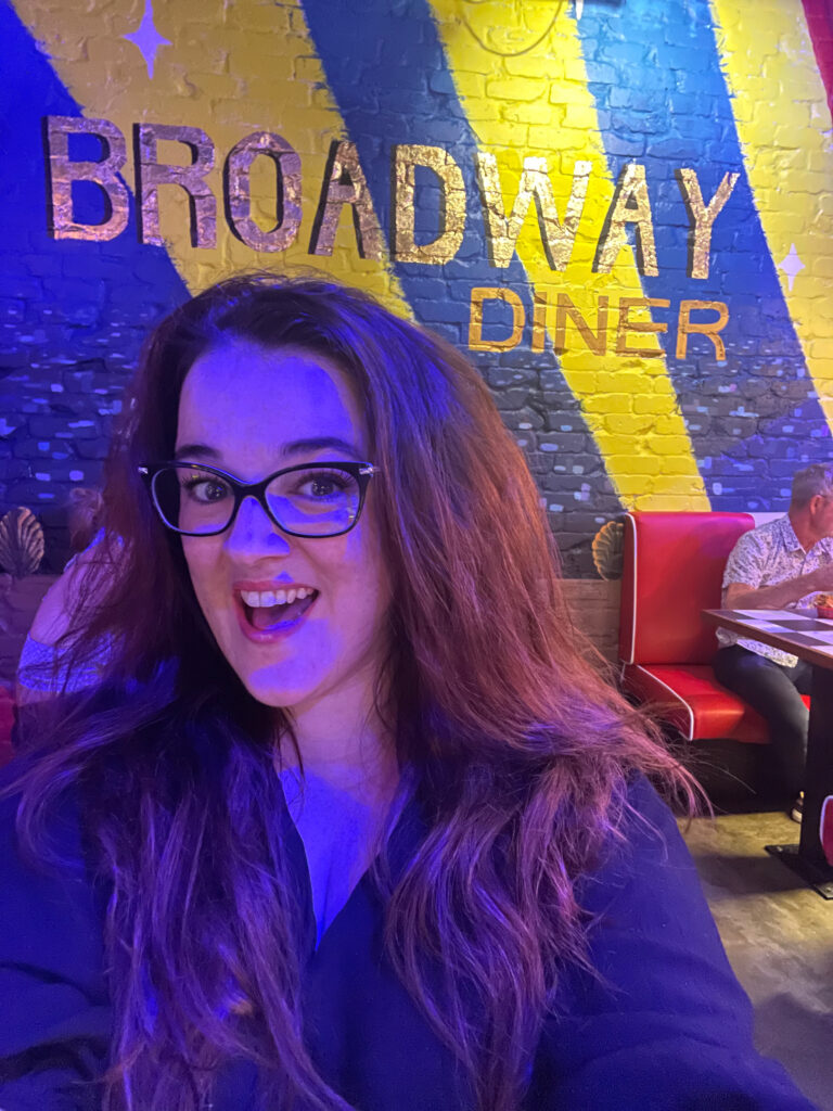 Elizabeth Best smiling at Broadway Diner