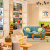 Longchamp concept store that looks like a Parisian apartment