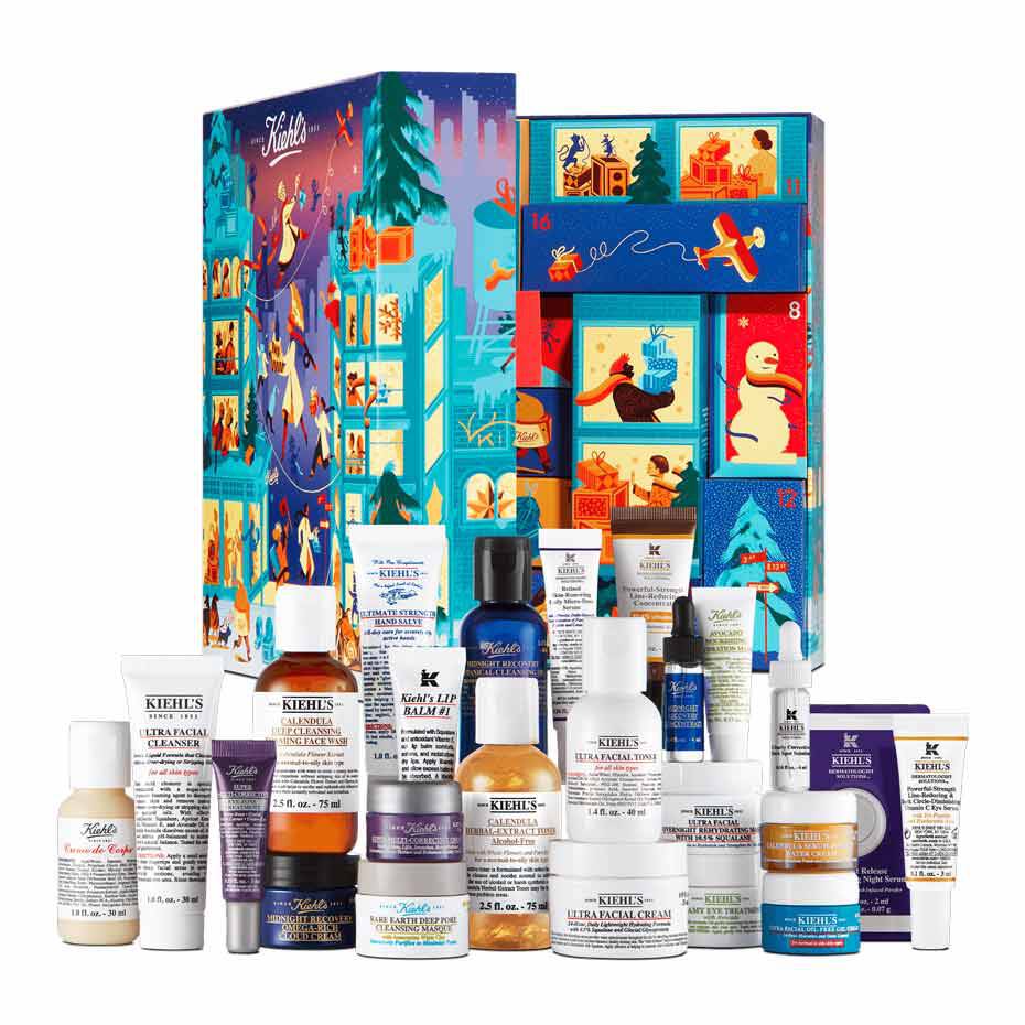 kiehls holiday 2023 advent calendar 3605972895639 box product