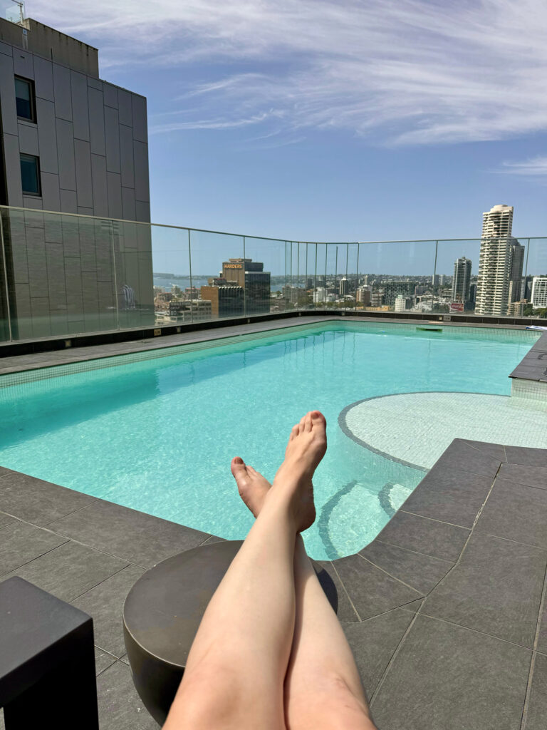 Pullman Sydney rooftop pool