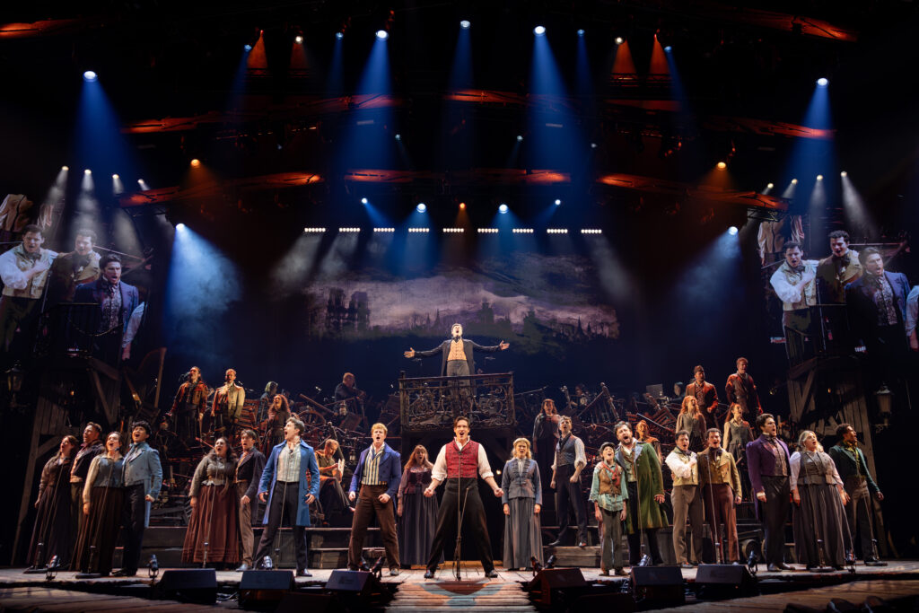 Think you've seen Les Miserables? You've never seen it like this 5 LES MISERABLES THE ARENA SPECTACULAR Sydney 2025 Hear the people sing Photo credit Daniel Boud 1