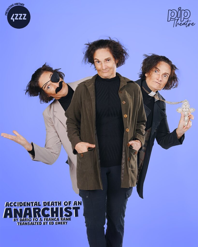 Accidental Death of an Anarchist balances slapstick with stark truths 1 MANIAC