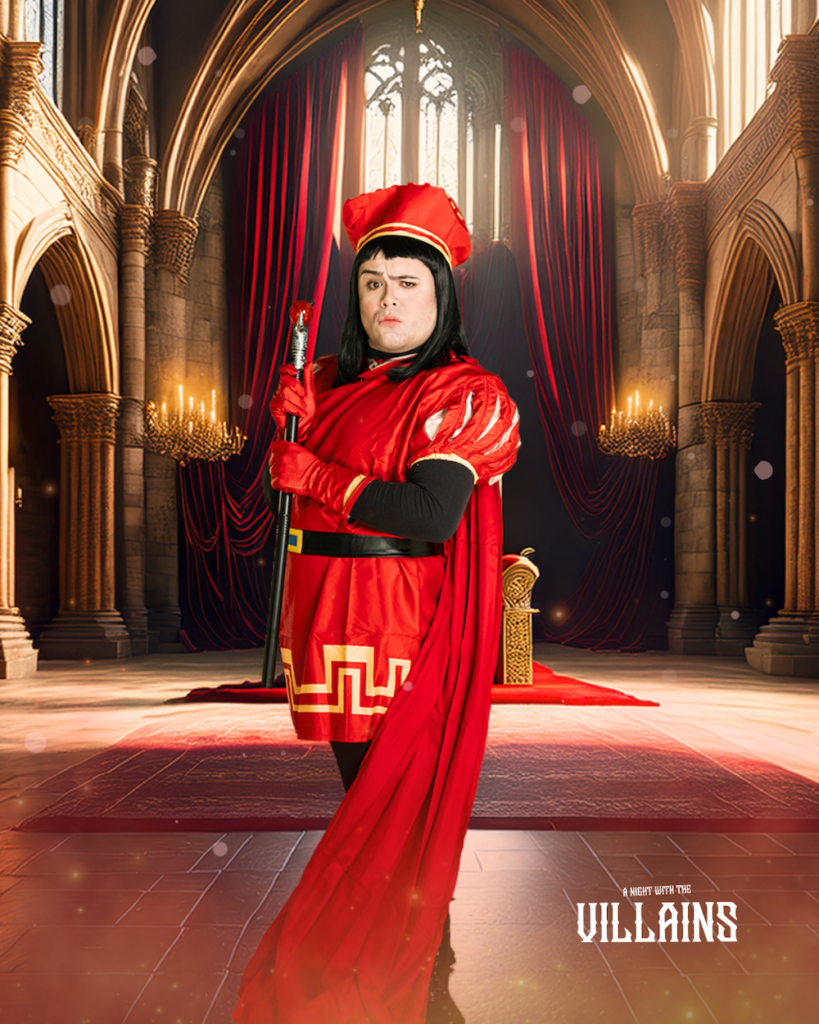 The art of dressing the damned: Inside A Night with the Villains 4 A Night With The Villains Peter Wood as Lord Farquaad