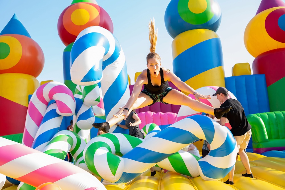 Catch the world's biggest bounce castle before it boings out of Brisbane 1 Main Bounce House092 1