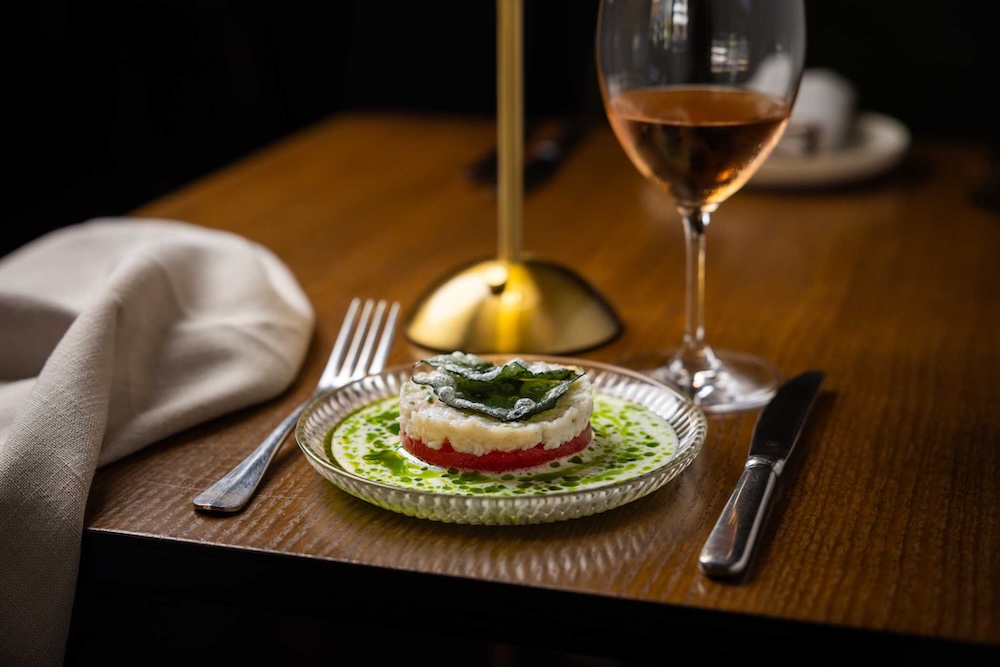 Cest Bon Saint Valentin Qld Crab Buttermilk Watermelon Shiso