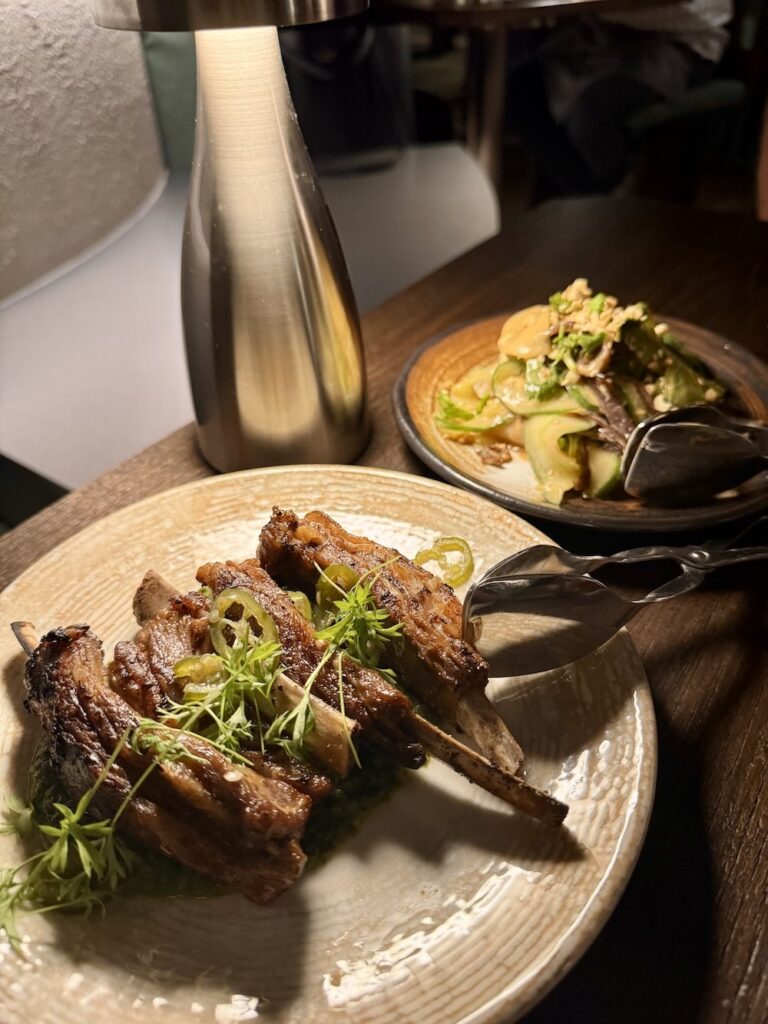 Aunty: a new modern Asian restaurant that's already family 3 Charred ribs