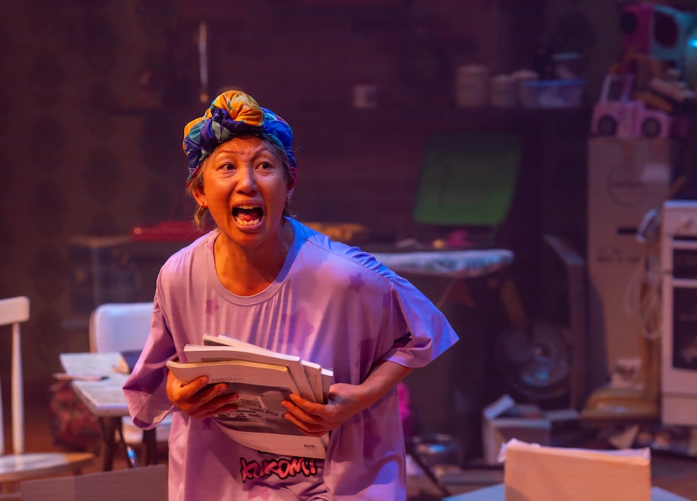 Torch the Place finds laughs and heartache in family clutter 2 Hsiao-Ling Tang in Torch the Place