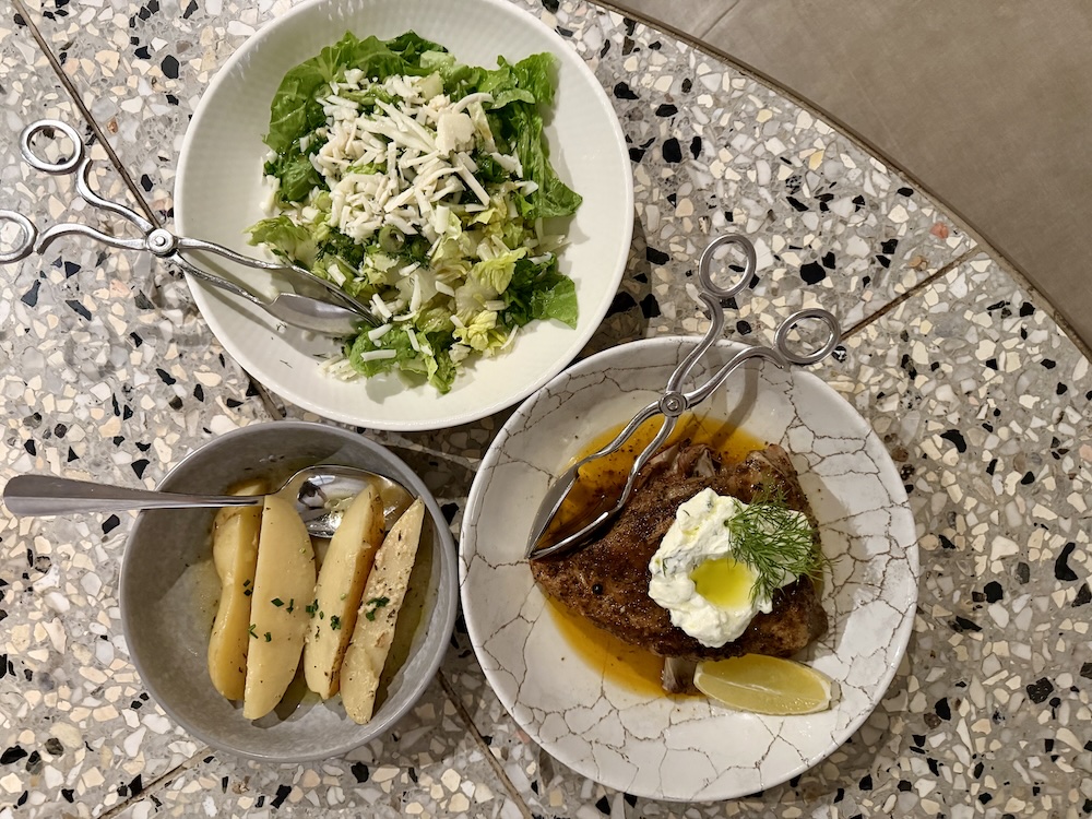 Lamb shoulder opa bar and mezze