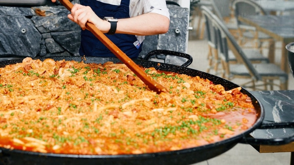 Bottomless paella, sangria and a view: this might be Brisbane’s best Wednesday bottomless paella